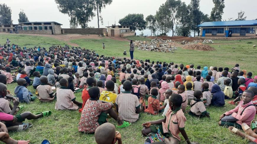 Schooltje in Mutete, Rwanda